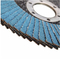 A zircônia metais ferrosos do disco da aleta de 5 polegadas 125mm torna côncava a roda de moedura
